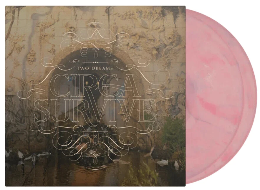 Circa Survive: Two Dreams Pink Marble Vinyl LP/3000. A Dream About Love Death. - Image 1 of 1