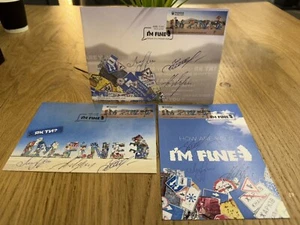 Set FDC «I'm Fine» New 2025 3 Signed + 2pcs Maxicard Cartmaximum - Picture 1 of 9
