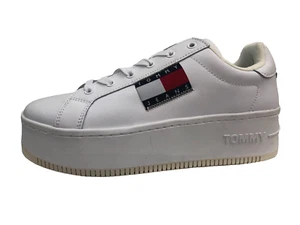 Tommy Jeans Essential Icon Flatform Trainers UK 6 US 8.5 EU 39 Ref SF482" - Picture 1 of 4