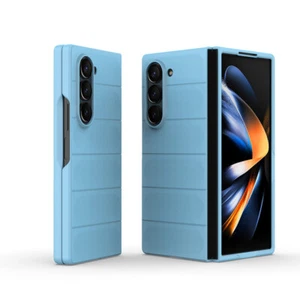 Skin Feel Shockproof Case Hinge Rugged Cover For Samsung Galaxy Z Fold 6/5/4/3 - Picture 1 of 22
