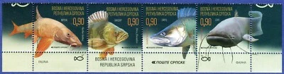 BOSNIA SERBIA(260) - Fish - MNH Set - 2019 - Image 1 of 2