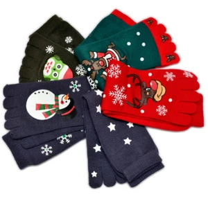 Medias de Navidad divertidas para mujer hasta la rodilla Navidad cinco dedos calcetines 5 coles - Imagen 1 de 30
