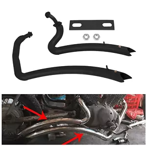 Tubos silenciadores de escape escalonados de tiro corto para Yamaha Virago 125 250 XV125 XV250 - Imagen 1 de 9