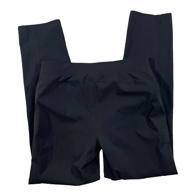 Eddie Bauer Pants Womens 12 Black Travex Straight Leg Outdoor Hiking Nylon J55 - Image 1 of 4