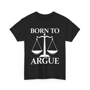 Camiseta Estudiante de Derecho | Abogado Abogado | Bufete de Abogados | Nacido para Argumentar - Imagen 1 de 15