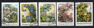 Russia / USSR 1983, Spring Flowers, SG 5331 - 5335, Full set CTO - Picture 1 of 1