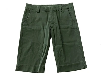 New Volcom Gals "Don't Chi-Know" Walk Shorts Army Green - Image 1 of 2