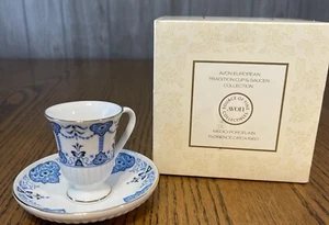 Avon 1984 European Tradition Teacup & Saucer Florence Medici Demitasse NOS - Bild 1 von 9