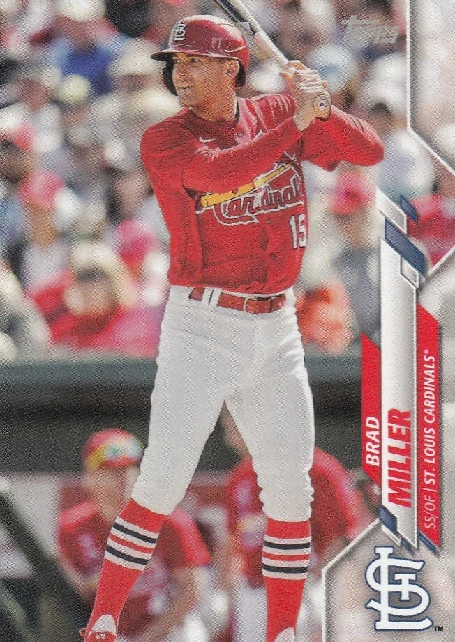 BRAD MILLER TOPPS UPDATE MINI ON DEMAND BASE ST. LOUIS CARDINALS #53 2020 20 - Image 1 of 1