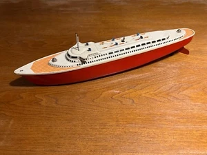 Transatlantico in latta con meccanismo a carica Germany anni'50-cm  45 - Picture 1 of 9