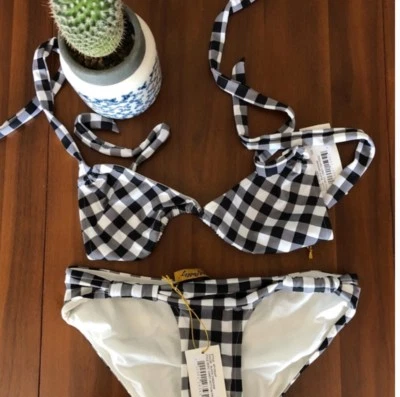 Nuevo con etiquetas Bikini Rachel Pally Swim Negro Guinga Cindy  Foto 1 de 3