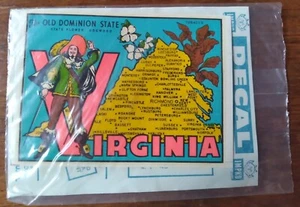 Vintage Impko Aufkleber Virginia 70er Jahre Old Dominion State  - Bild 1 von 1