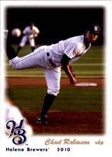 2010 Helena Brewers Grandstand #24 Chad Robinson Las Vegas Nevada Baseball Card