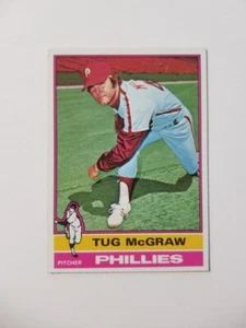 TUG MCGRAW 1976 TOPPS BASEBALL CARD #565 PHILADELPHIA PHILLIES - Picture 1 of 2