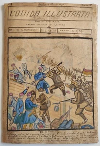 L'OUIDA ILLUSTRATA - Rivista di Fantasia e Umorismo di Renzo Meregazzi 1918 - Picture 1 of 9