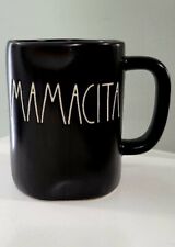 Rae Dunn Large “Mamacita” Black Coffee Mug Cup, Spanish Mom, Artisan Collection