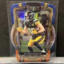 2022 Panini Select Pat Freiermuth #217 Club Level Black & Red Die-Cut Steelers