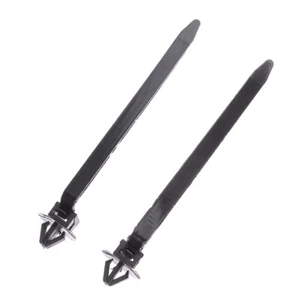 10Pcs Car Nylon Tie Wrap Cable Fixed Fasteners Clips Cable Fastening Zip Strap - Picture 1 of 12