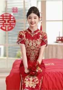 Oriental Wedding Bridal Qipao - Picture 1 of 9