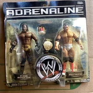 WWE Adrenaline 23 "King" Booker T & Batista Jakks Wrestling Figures 2 pack - Picture 1 of 3