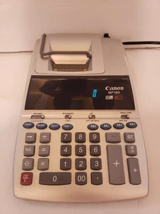 Canon MP18D Desktop 2 Color Printing Calculator Accounting 12 Digit Tested - Picture 1 of 3