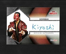 TNA 2009 Impact autograph card IA-36 Kiyoshi