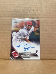 Keyvius Sampson 2016 Topps Chrome Rookie Auto RA-KSA