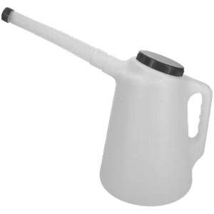 3L Plastic Measuring Jug & Flexible Spout Litre & Quarts Water Petrol Diesel - Picture 1 of 3