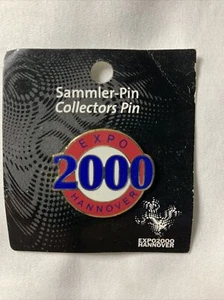 2000 Expo Hanover Worlds Fair Collectors Official Pin New On Card - Picture 1 of 2
