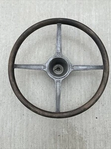 BUICK Vintage Antique Wood Wooden Rim Steering Wheel Buick Pontiac Reo Nash - Picture 1 of 24