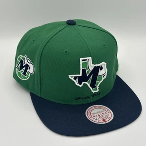 Dallas Mavericks Mitchell & Ness NBA Team Insider Snapback Hat Texas Outline - Picture 1 of 10