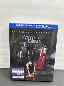 THE VAMPIRE DIARIES Complete Fifth Season NEW SEALED BLU-RAY + DVD + DIGITAL HD - Imagen 1 de 9