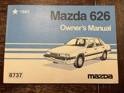 Mazda 626 1987 - Manual del propietario de fábrica, guía del usuario Foto 1 de 3