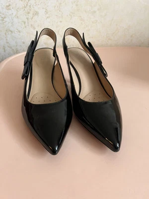 Zapatos de salón Geox para mujer de cuero negro talla 40 EUR 10 EE. UU. Foto 1 de 4