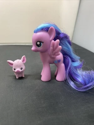 G4 My Little Pony FLITTERHEART & Pig Animal Pet 2010 FIM Flitter Heart RARE - Image 1 of 4