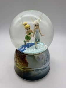 Sehr SELTENE Disneys Tinker Bell & Zuckerpflaumenfee musikalische Schneekugel 2 Jahreszeiten - Bild 1 von 6