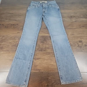 Vintage Gap Womens Boot Cut Stretch Jeans Size 0 Long 24x30 Low Rise - Picture 1 of 8