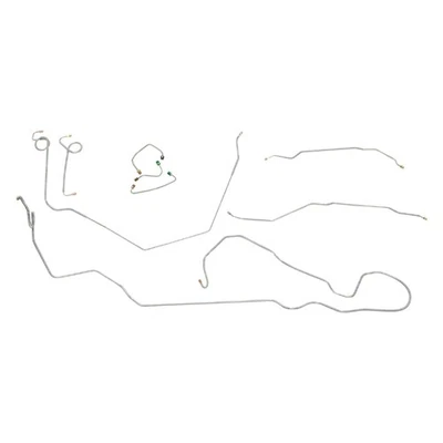 1969 Chevy Nova POWER диск полный предварительно отформованный полный комплект тормозной магистрали трубы SS - Изображение 1 из 4