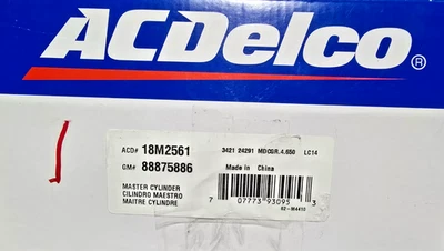 [ACDelco 18M2561] (88875886) Brake Master Cylinder Assembly for 2009-13 Matrix - Image 1 of 4
