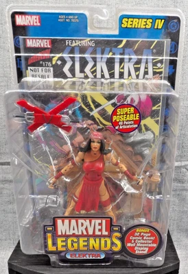 Figura de acción Marvel Legends Elektra Serie IV 6 pulgadas Toy Biz 2003 nueva sellada Foto 1 de 4