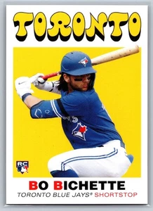 2020 Topps Throwback Thursday #85 Bo Bichette Toronto Blue Jays RC Rookie - Picture 1 of 2