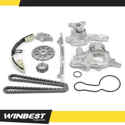 Kit de cadena de distribución bomba de agua de aceite para Honda Fit 2007-2008 1,5 L SOHC VTEC L15A1 Foto 1 de 4