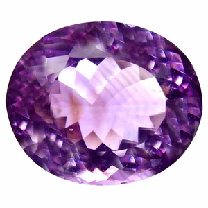 8.27 Ct Astonishing Oval Shape (14 x 11 mm) 100% Natural Rarest Purple Amethyst - Picture 1 of 6