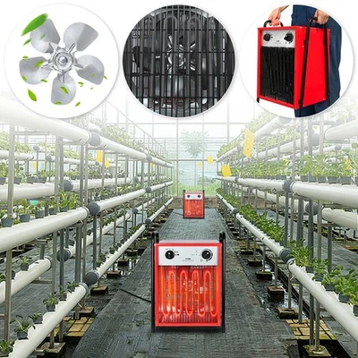 9KW Elektroheizung Heizluefter Bauheizer Heizgebläse Heizung Heizgerät 400V IP24 - Bild 1 von 4