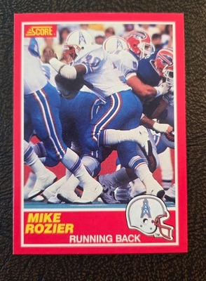 1989 Score Mike Rozier Card #172   FREE SHIPPING  Oilers - Image 1 of 2