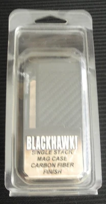 BLACKHAWK Single Stack Magazine Case Carrier #410500CBK Carbon Fiber Finish New - Image 1 of 4