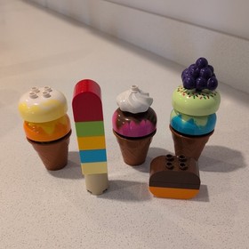 LEGO Duplo 10574 Creative Ice Cream Set Not Complete (22 pieces) 