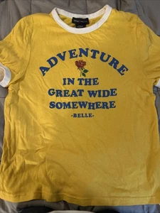 Camicia da donna Disney X Junk Food Belle Adventure Is Out There, usata in ottime condizioni - Foto 1 di 3