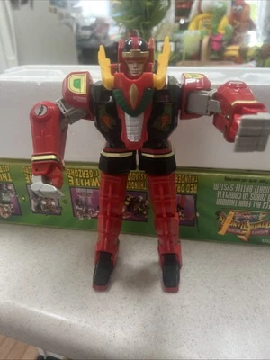 Vintage 1994 Mighty Morphin Power Rangers Red Dragon Thunderzord Megazord - Image 1 of 4