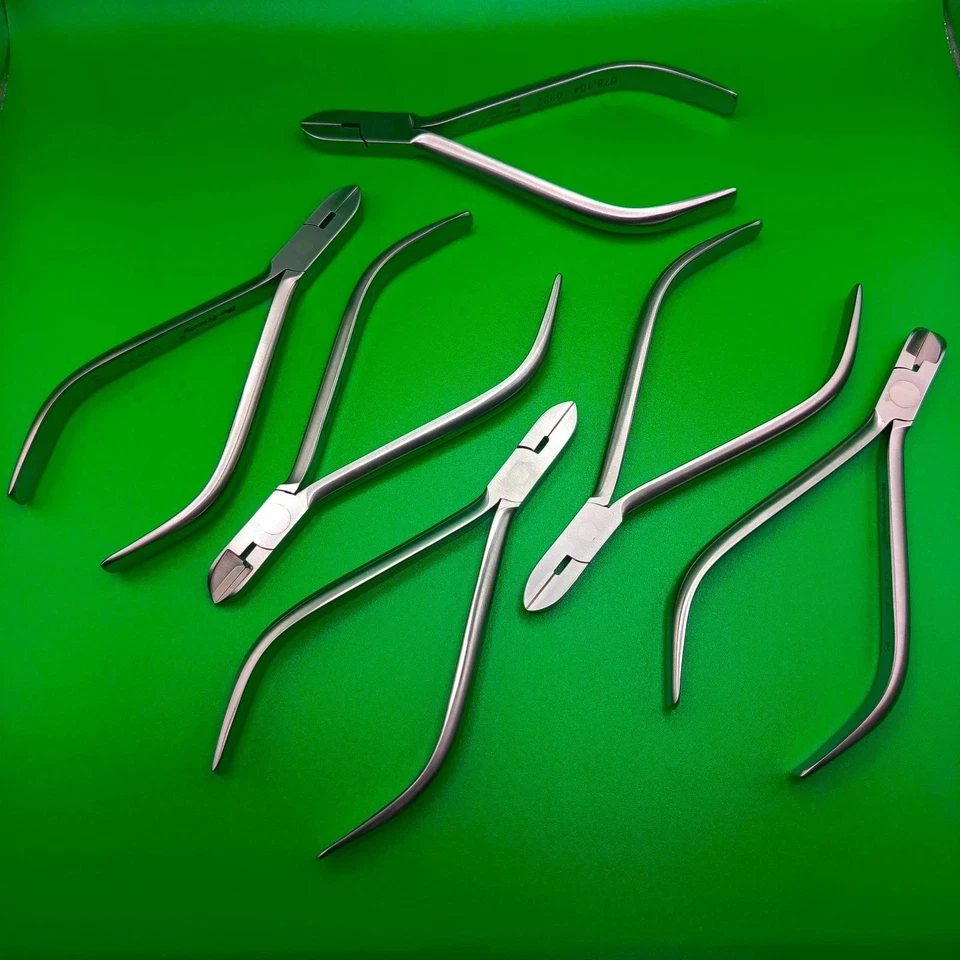 Alicates de ortodoncia cortador de alambre duro recto HU FRIEDY 678-104 |Juego de 6| Foto 1 de 3